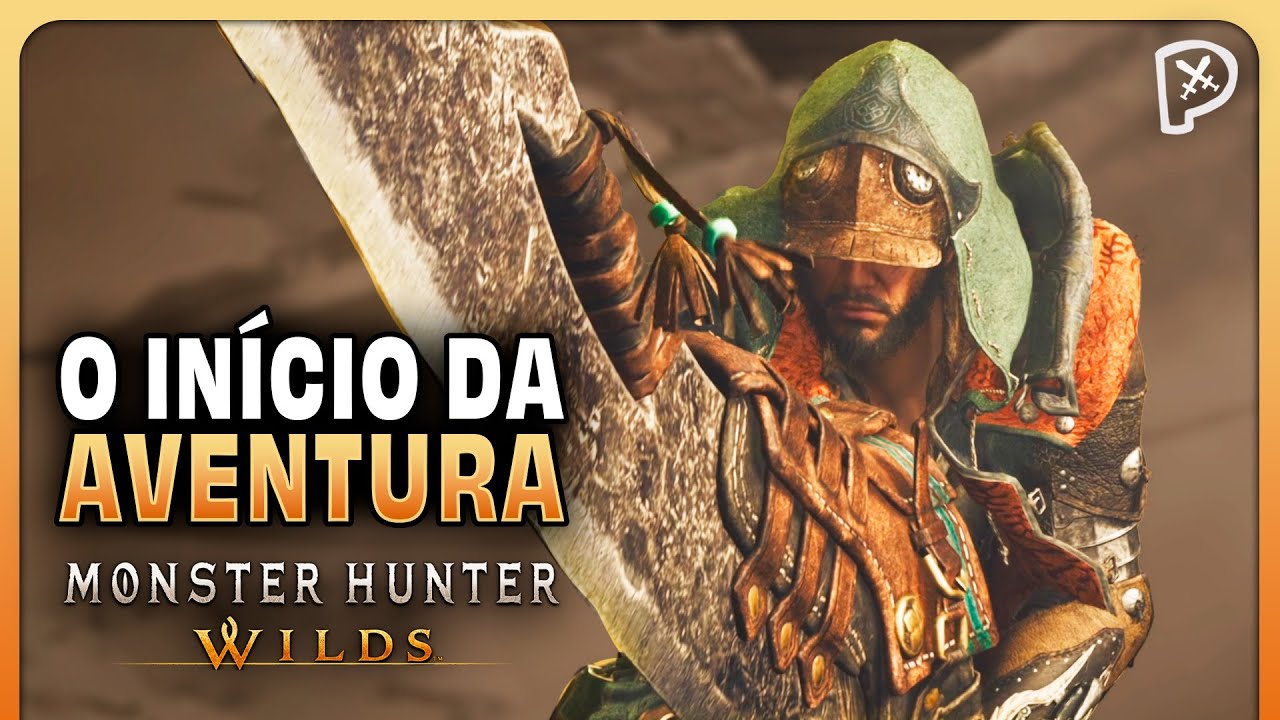 MONSTER HUNTER WILDS parece um DESASTRE técnico! O início da jornada e minhas primeiras impressões!