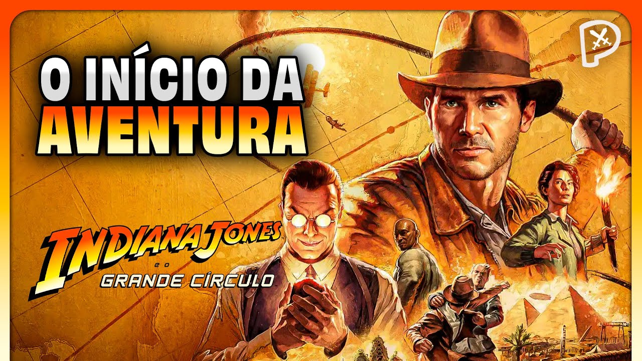 INDIANA JONES E O GRANDE CÍRCULO é melhor do que eu esperava! O início da jornada (Gameplay PT-BR)